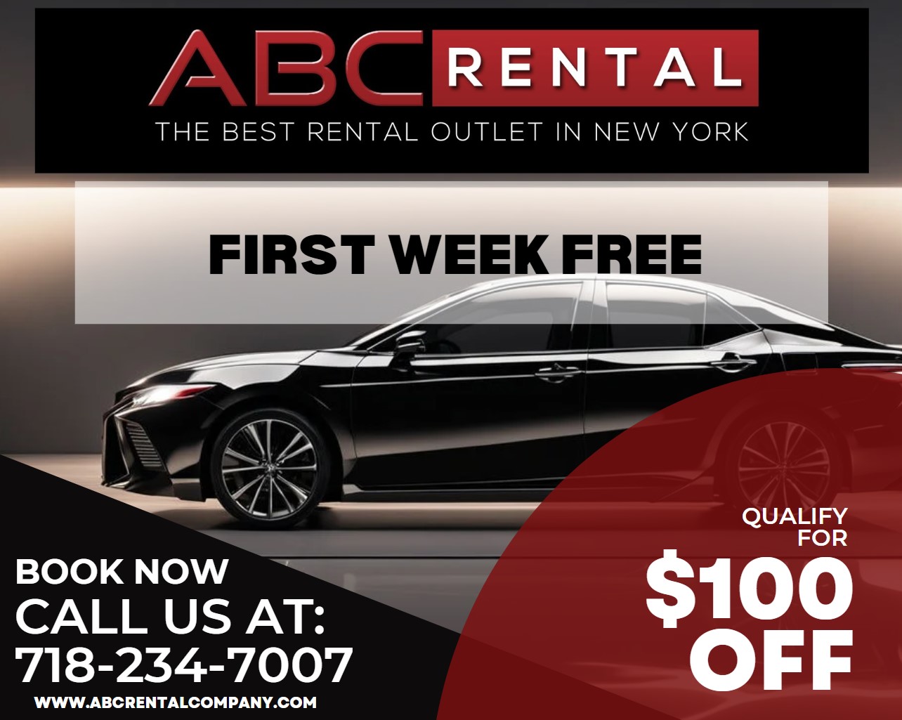 Uber TLC - FREE FIRST WEEK! AND QUALIFY FOR $100 OFF WEEKLY TLC RENTAL